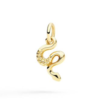 CIONDOLO SERPENTE ORO GIALLO 9K DI DODO 